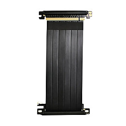 Plaque arrière d'extension de carte riser pcie noir or