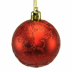 Acheter BigBuy Christmas Boules de Noël Rouge Plastique 6 x 6 x 6 cm (12 Unités)