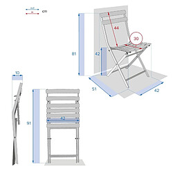 Chaises de jardin Sans Marque