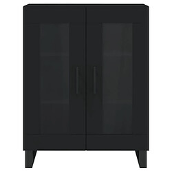 Acheter vidaXL Buffet noir 69,5x34x90 cm bois d'ingénierie