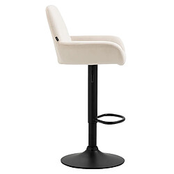 Avis Non Tabouret de bar Braga velours noir