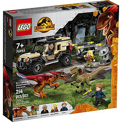 LEGO Jurassic World Le transport du Pyroraptor et du Dilophosaurus