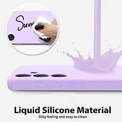 Avis Kit De Film En Verre Trempé À Coque Complète 5D + Coque En Silicone Liquide Phonecare Pour Samsung Galaxy A16 5G - Violet