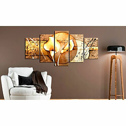 Paris Prix Tableau Imprimé The Secret of Calla Lily Gold 100 x 200 cm