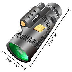 Avis Monoculaire HD Vision Nocturne 12x50 Avec Trépied Compact Et Léger YONIS