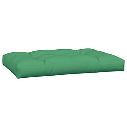 Avis vidaXL Coussins de palette lot de 2 vert tissu