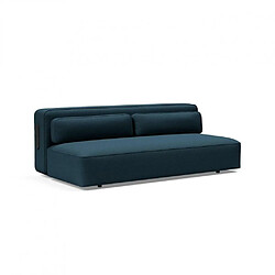 Inside 75 INNOVATION LIVING Canapé convertible design YONATA tissu Argus Navy Blue