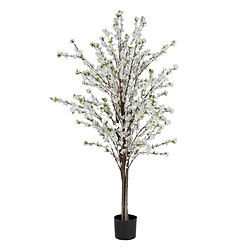 BigBuy Home Plante décorative PVC Bois Ciment Tissu 45 x 45 x 180 cm