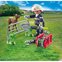 Playmobil® 71467 Pompier avec faon à sauver