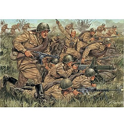 Italeri Figurines 2ème Guerre Mondiale : Infanterie Russe