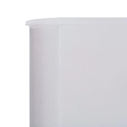 Avis vidaXL Paravent 3 panneaux Tissu 400 x 80 cm Blanc sable