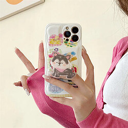 Avis GUPBOO Étui pour iPhone11ProMax Plaid beignets chiot créatif étui de téléphone portable dessin animé doux