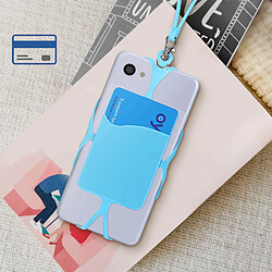 Avis Avizar Coque Cordon Universelle pour Smartphone avec Porte-carte NeckPouch Bleu Clair