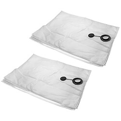 vhbw 10x sacs remplacement pour Nilfisk / Alto 302002892 pour aspirateur - microfibres non tissées, 88,2cm x 62cm, blanc