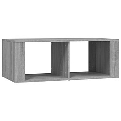 vidaXL Table basse Sonoma gris 100x50x36 cm Bois d'ingénierie