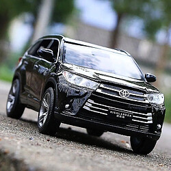 Universal 1: 32 Toyota Highlander SUV modèle en alliage (noir)