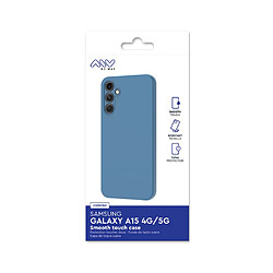 My Way Myway Coque pour Samsung Galaxy A15 4G/5G Modèle Smoothie Soft Touch en TPU Bleu