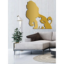 EPIKASA Décoration Murale en Métal Roi Lion 1