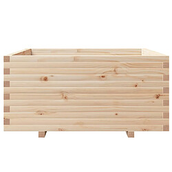 Acheter vidaXL Jardinière 100x100x49,5 cm bois de pin massif