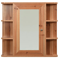 Acheter Maison Chic Armoire à miroir de salle de bain,Meuble de rangement,Meuble bas de bain Chêne 66x17x63 cm MDF -GKD563076