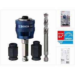 Bosch Power Change Plus Starter Set d' adaptateur 7,15 x 85 mm + Forets HSS-G à queue six pans - Multimatériaux - Carbure (2608599010)