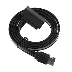 Alimentation eSATA USB 2.0 5V Combo à 2.5 '' 22pin SATA HDD Adaptateur Câble 0.2M