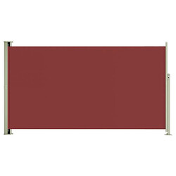 vidaXL Auvent latéral rétractable de patio 170x300 cm Rouge