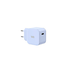 WE POP Pack Chargeur secteur + Câble USB-C/Lightning Bleu : Chargeur secteur Bleu PD 20W port USB-C - Câble USB-C/Lightning MFI PD 20W 1 mètre en silicone Bleu