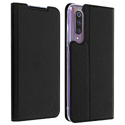 Housse Xiaomi Mi 9 Étui Porte-carte Silicone Support Stand Akashi Noir