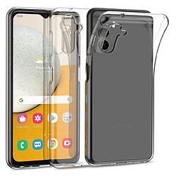 Htdmobiles Coque pour Samsung Galaxy A13 5G / A04s - housse etui silicone gel fine + film ecran - TRANSPARENT TPU