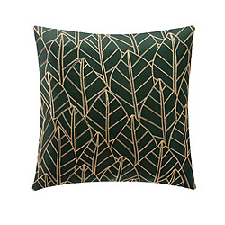 Pegane Coussin en polyester coloris vert cèdre - longueur 40 x profondeur 40 cm 