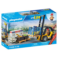 Playmobil® 71528- Playmobil - Chariot elevateur avec materiel