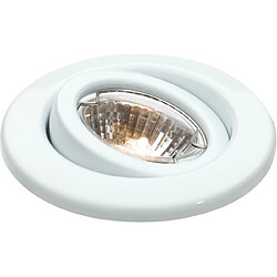 KNIGHTSBRIDGE Downlight à cardan blanc, 12V 50W