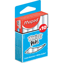 Maped Craie pour tableau WHITE'PEPS, rond, blanc ()