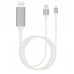 GUPBOO Adaptateur Lightning Câble HDMI FHD USB iPhone iPad,JL88 pas cher