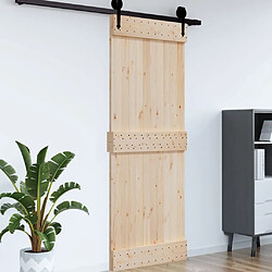 Avis vidaXL Porte NARVIK 95x210 cm bois massif de pin