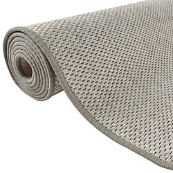 Acheter vidaXL Tapis de couloir aspect sisal taupe 80x300 cm