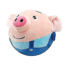 Universal (Bleu cochon aux algues) peluche electrique pain super boule de saut aux algues, rechargeable pour chanter