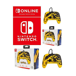 Power A Pack 2 Manettes filaire SWITCH Nintendo - Pokémon - Pikachu Lightning Officielle avec Câble USB détachable