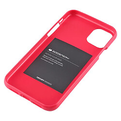 Avis Wewoo Coque Souple JELLY TPU anti-choc et anti-rayures pour iPhone 11 Rose Rouge