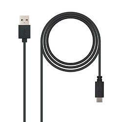 ? Câble USB 2.0 3A USB Type C-M vers USB Type A-M - 1 M Noir