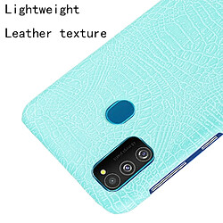 Acheter Wewoo Coque Rigide Pour Galaxy M30s Crocodile antichoc Texture PC + Etui PU Vert clair