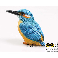 Avis Farmwood Animals Oiseau martin pêcheur en résine 12.5 x 6 x 10 cm (Lot de 2).