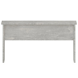 Avis vidaXL Table basse gris béton 80x50,5x41,5 cm bois d'ingénierie