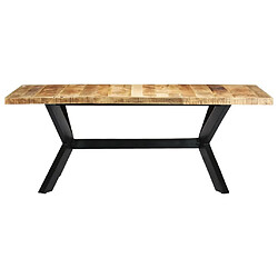 vidaXL Table de salle à manger 200x100x75 cm Bois de manguier solide