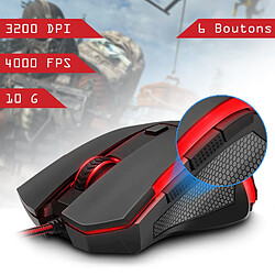 Acheter Souris Gamer Redragon NOTHOSAUR (M606) 6 boutons, 3200 DPI, optique, filaire USB, rétroéclairage LED