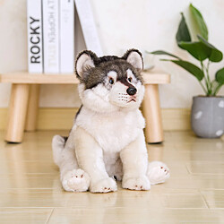 Universal Loup chien réaliste husky chien poils de chien peluche animaux en peluche poupée bébé enfant loup amoureux cadeau d'anniversaire maison boutique décoration | animaux en peluche pas cher