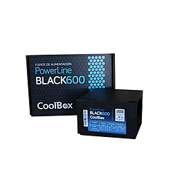 Avis Bloc d'Alimentation CoolBox Powerline Black 600 ATX 600 W