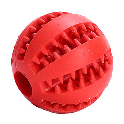 5cm en caoutchouc balle à mâcher traiter nettoyage chien formation dents jouet rouge pas cher