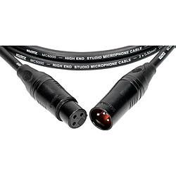 Câble M5 Pro XLR mâle/femelle, 3m Klotz